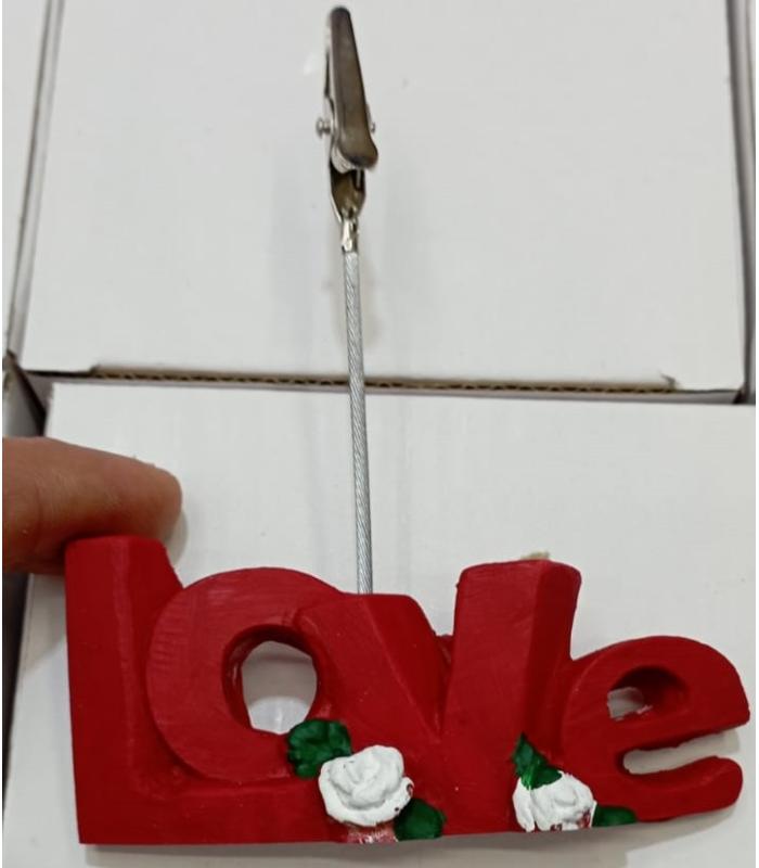Love Figürlü Kağıt Tutucu Sevgililer Günü Promosyon Ürünü