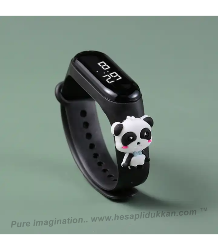 Toptan çocuk dijital saat Panda figürlü
