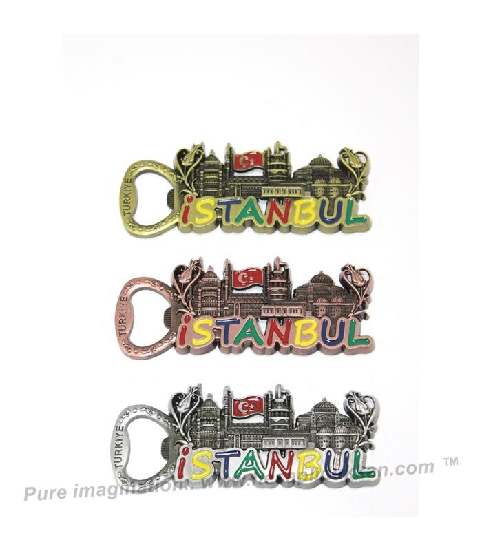 Toptan Metal İstanbul Temalı Yöresel Magnet SM44639