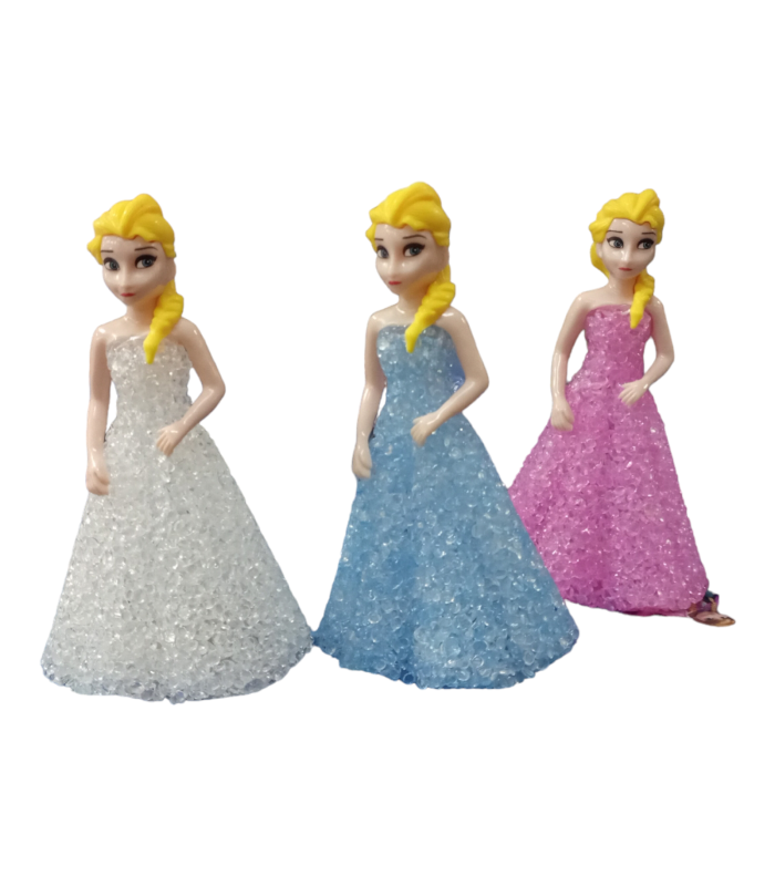 Toptan renk değiştiren Elsa Frozen gece lambası