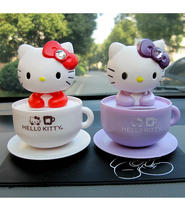Toptan Kawaii Hello Kitty Solar Güneş Enerjili Oyuncak