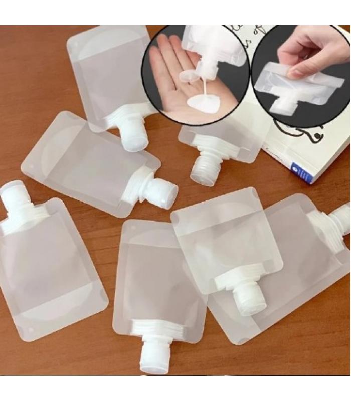 Toptan 3 adet 100ml Krem Şampuan Kabı Tekrar Kullanılabilir Set