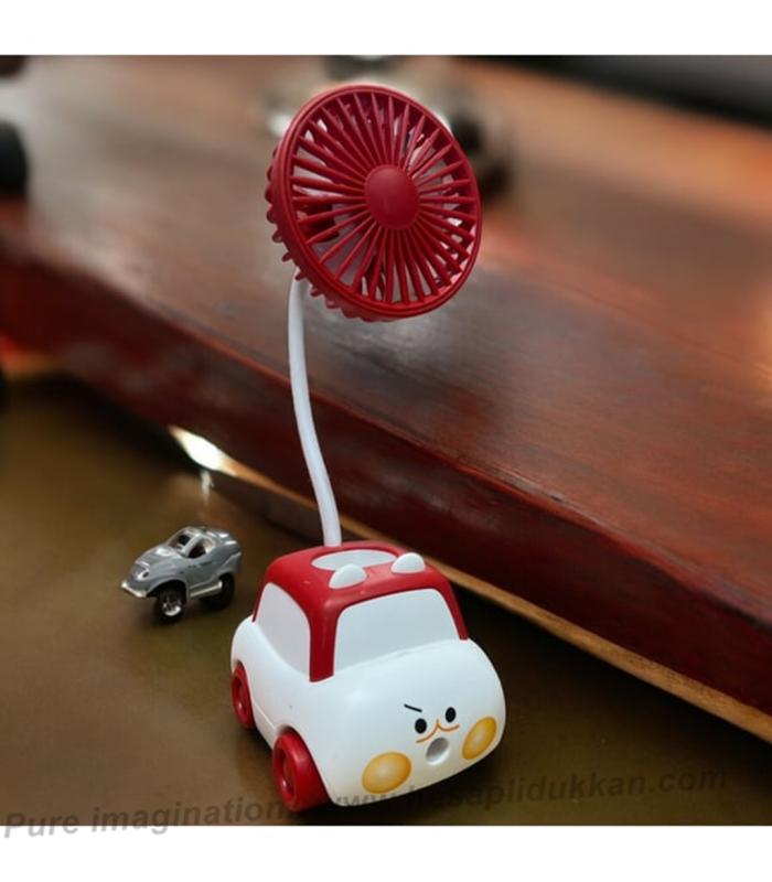 Toptan Araba Mini USB Şarjlı Masa Fanı Hediyelik Oynar Başlıklı