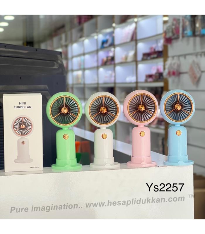 Toptan el fanı yazlık promosyon baskı logo telefon standlı şarjlı YS-2257