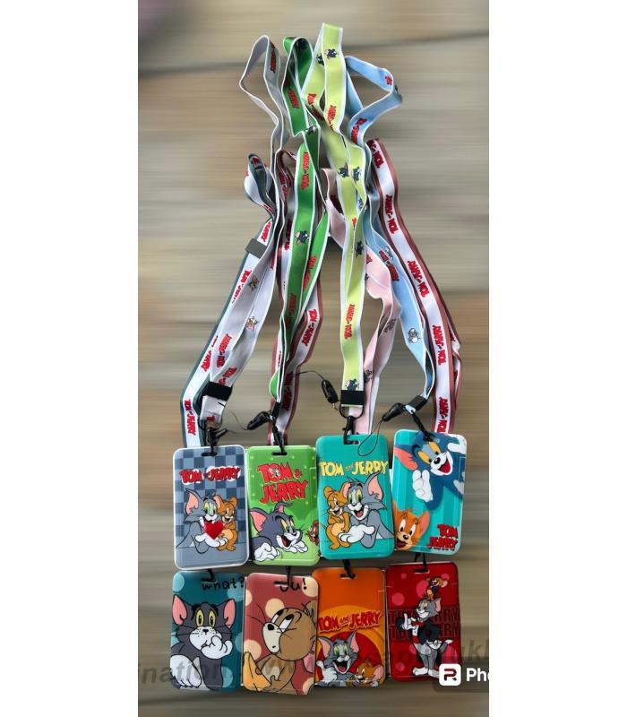 Toptan Tom ve Jerry Temalı Kimlik Kartı Tutucu