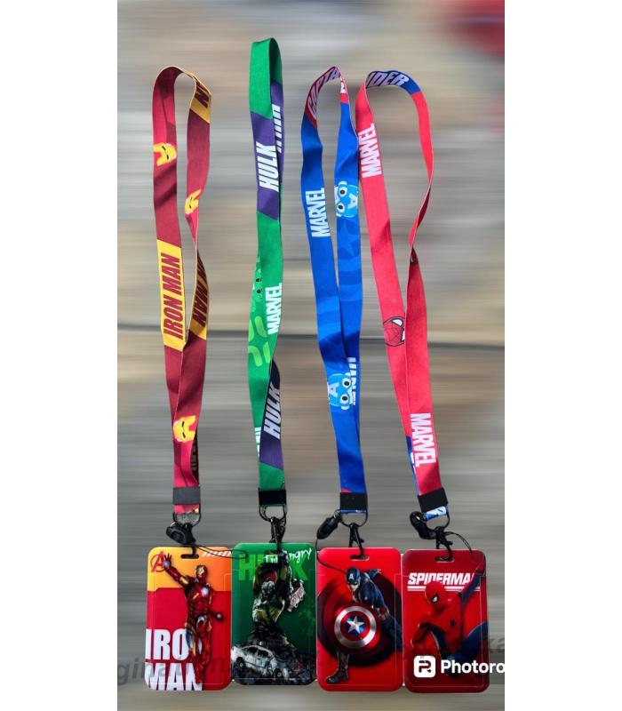Toptan Marvel Temalı Kimlik Kartı Tutucu
