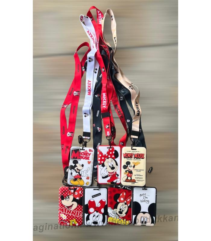 Toptan Mickey Mouse Temalı Kimlik Kartı Tutucu
