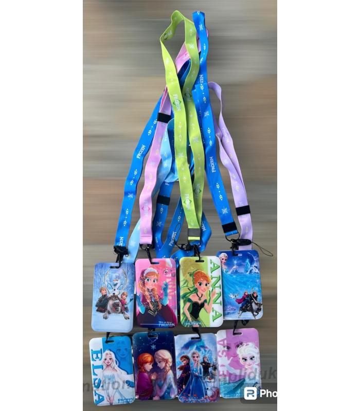 Toptan Frozen Temalı Kimlik Kartı Tutucu