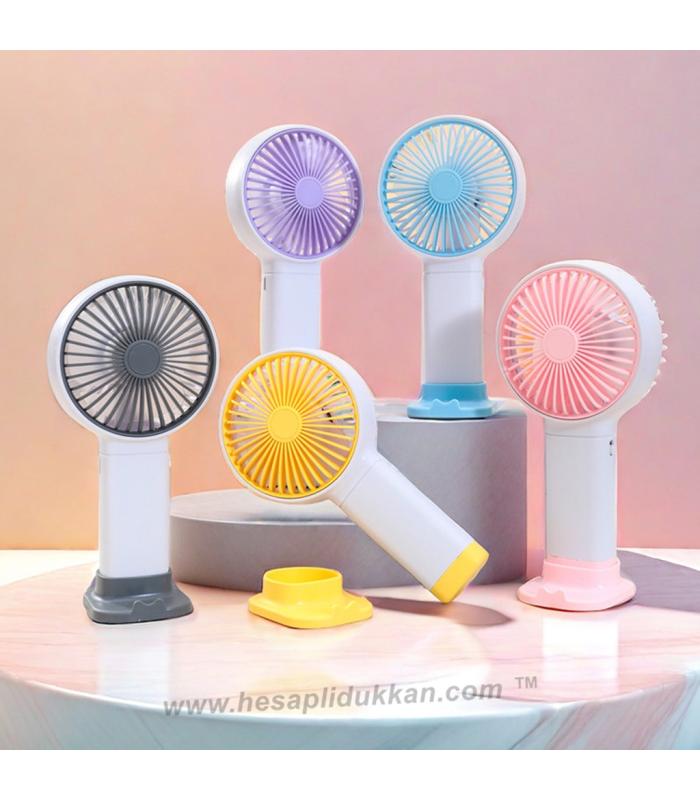 Toptan El Fanı Masaüstü Fan Taşınabilir Promosyon Baskı YM88183