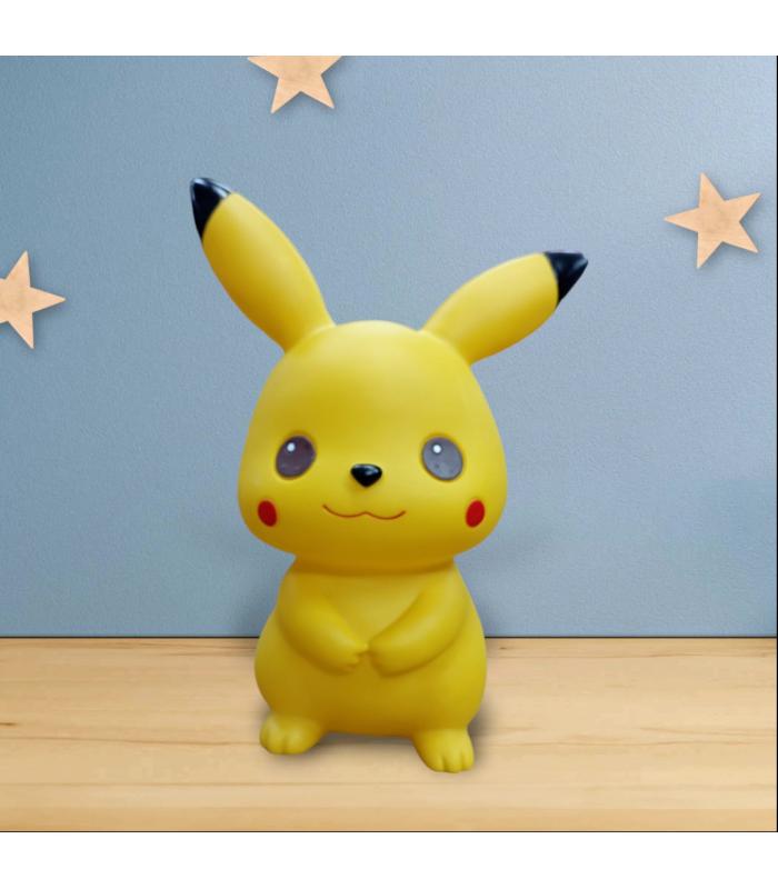 Toptan plastik altı kapaklı açılır büyük boy pikachu kumbara
