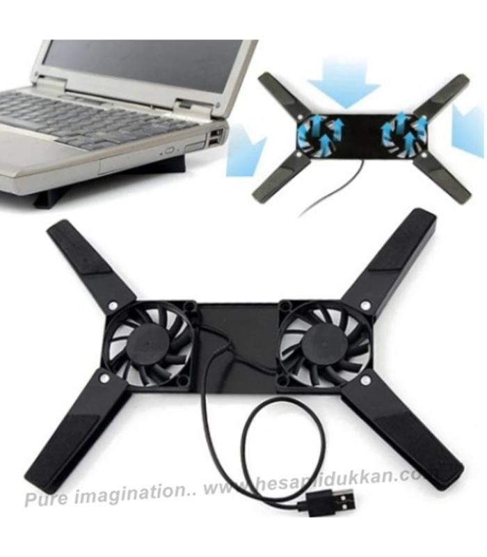Toptan Katlanabilir Laptop Soğutucu 2 fanlı