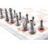 Promosyon satranç takımı seti baskı logo manyetik