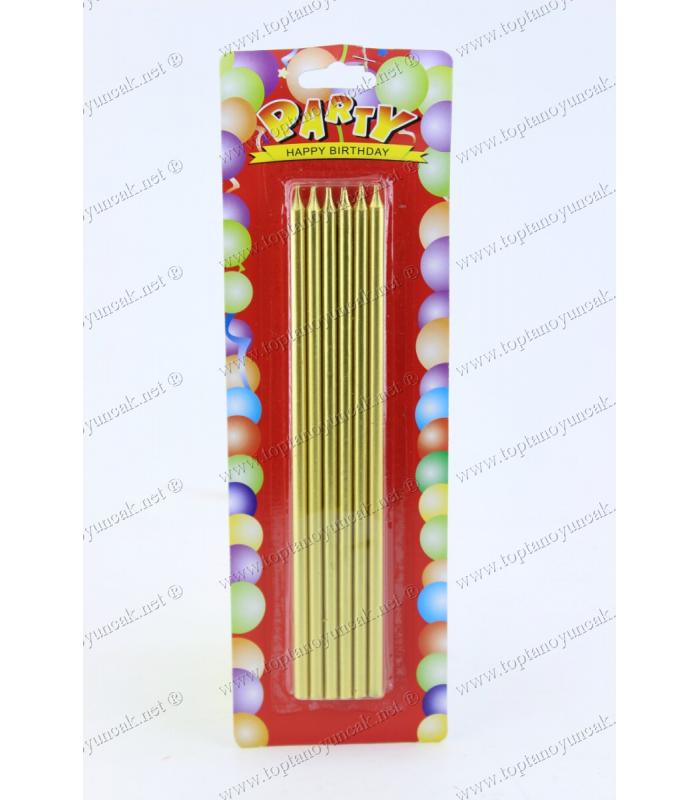 Toptan ucuz pasta mumu stick altın sarısı