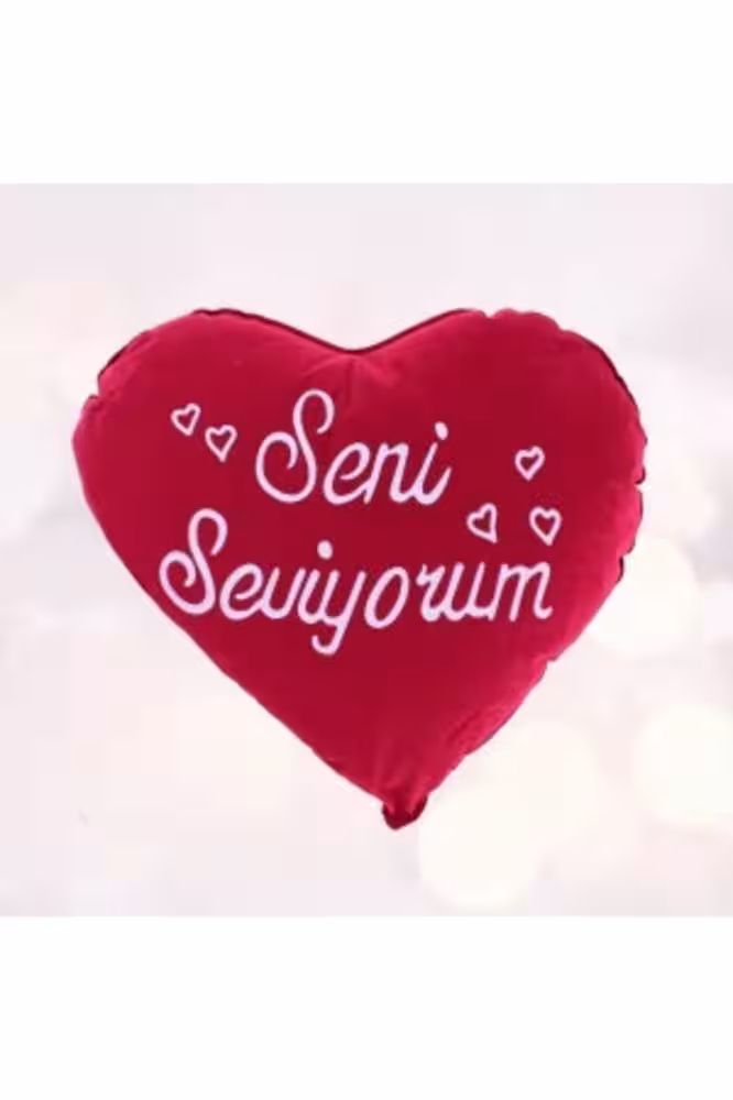 10 cm peluş kalp yastık toptan