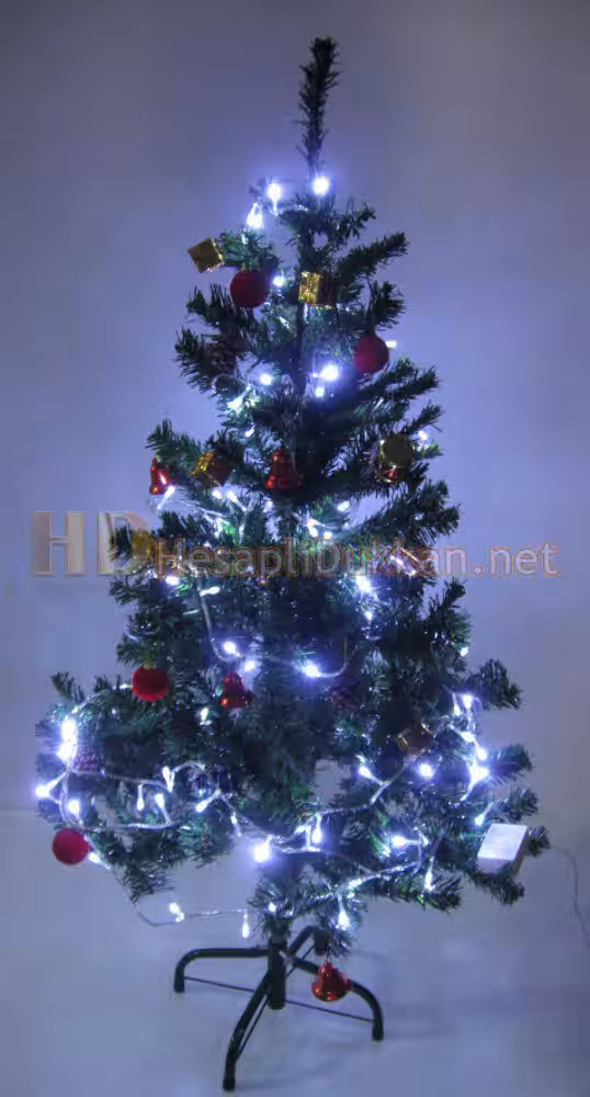 120 cm yılbaşı ağacı + süs + yılbaşı ışığı R683