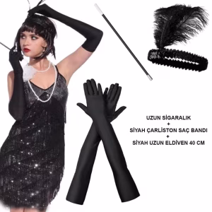 1920'ler Gatsby Aksesuar Seti