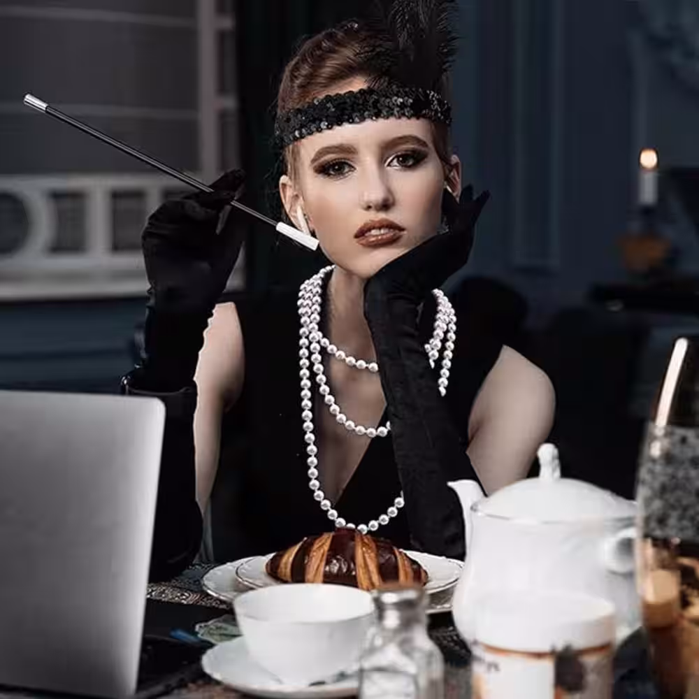 1920'ler Gatsby Aksesuar Seti