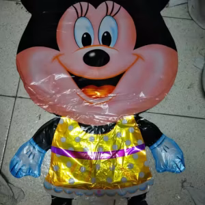 2022 Toptan büyük folyo balon ayaklı elbiseli minie