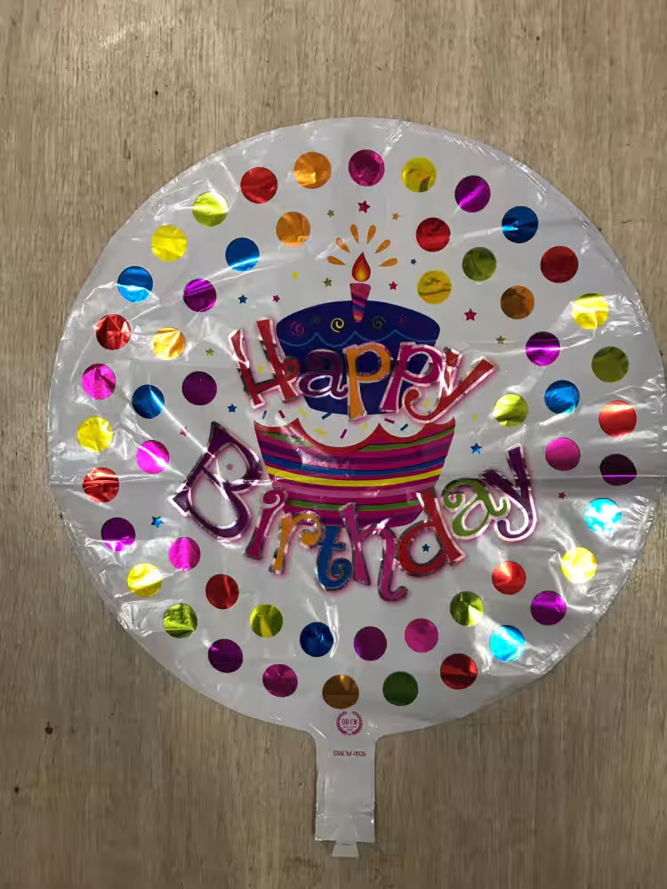 2023 Toptan Küçük folyo uçan balon Happy Birthday
