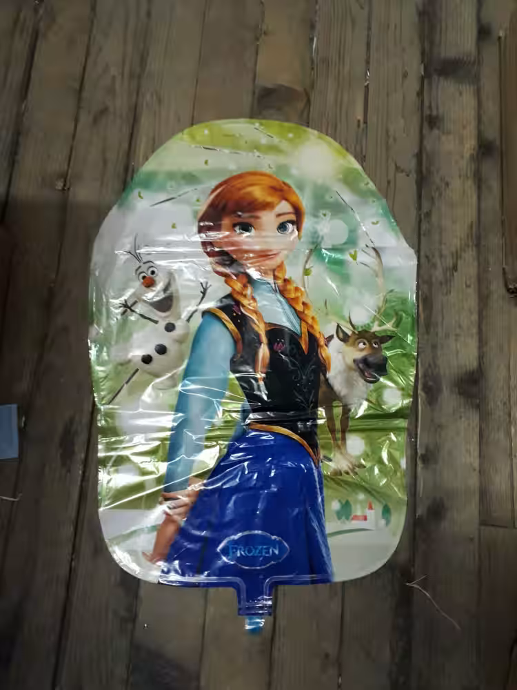 2023 Toptan orta folyo uçan balon Frozen Anna