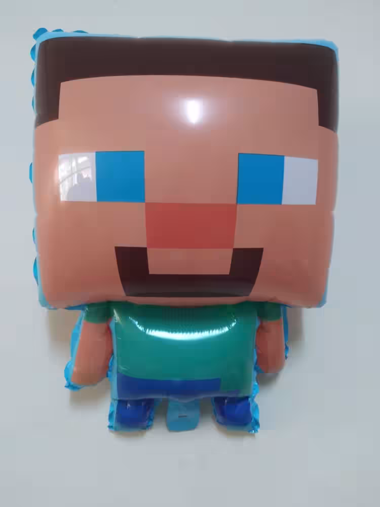 2023 Toptan orta folyo uçan balon Minecraft