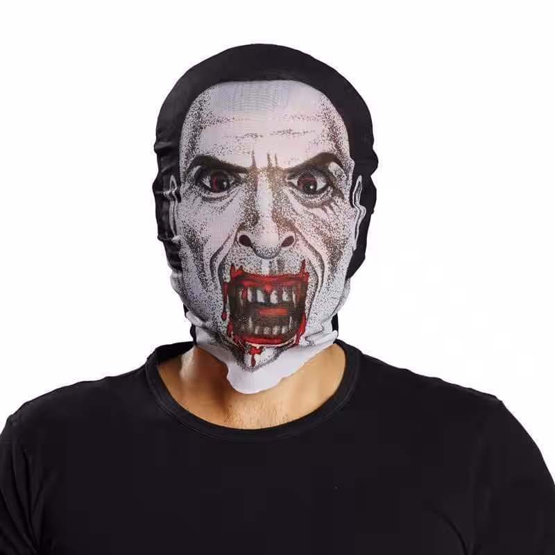 3D Baskılı Streç Vampir Maskesi Toptan