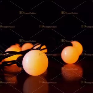 5 metre 100 led top yılbaşı ışıkları gün ışığı sarı