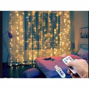 8 Fonksiyonlu Uzaktan kumandalı Gün ışığı Perde peri Led