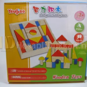 Ahşap bloklar puzzle bina yap R827