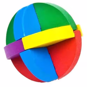 Ahşap Eğitici Oyuncak Bulmaca Zeka Gelişimi Yapboz Puzzle Top