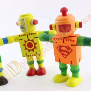 Ahşap hareketli robotlar promosyon oyuncak