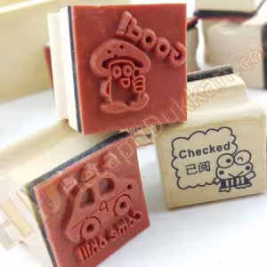 Ahşap oyuncak tampon baskı stamp