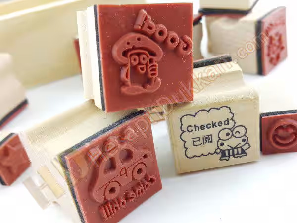 Ahşap oyuncak tampon baskı stamp
