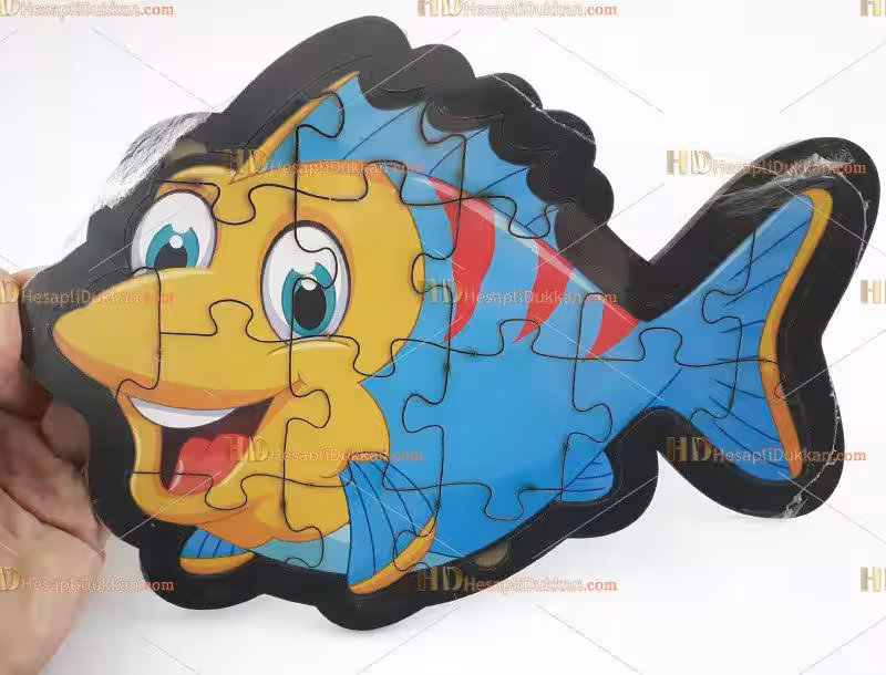 Ahşap puzzle toptan balık
