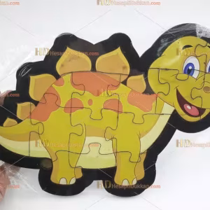 Ahşap puzzle toptan dinozor