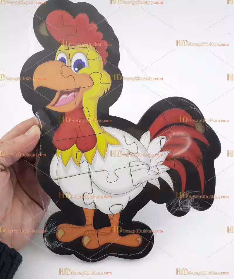 Ahşap puzzle toptan horoz