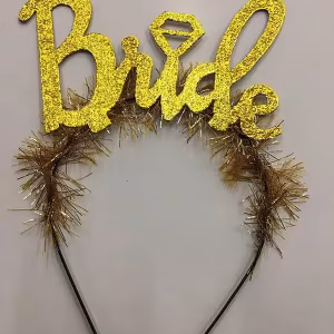 Altın Bride Parti Taçı bekarlığa veda