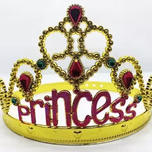 Altın Renkli Ayarlanabilir Taç Princess