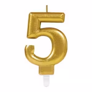 Altın Renkli Parti Mumu 5