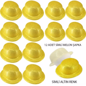 Altın Renkli Parti Şapkaları Toptan