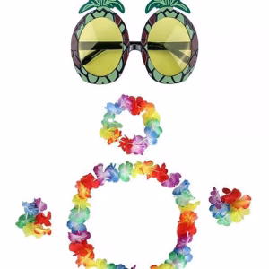 Ananas Gözlük Hawaii Aksesuar Seti