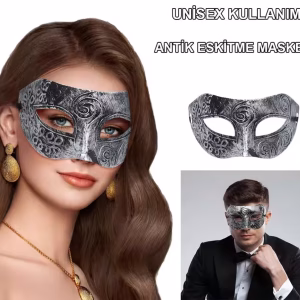 Antik Gümüş Venedik Balo Maskesi Satışı