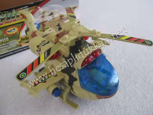 Apache helikopter pilli sensorlu oyuncak P711