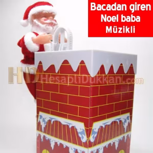Bacadan giren noel baba yılbaşı hediyesi