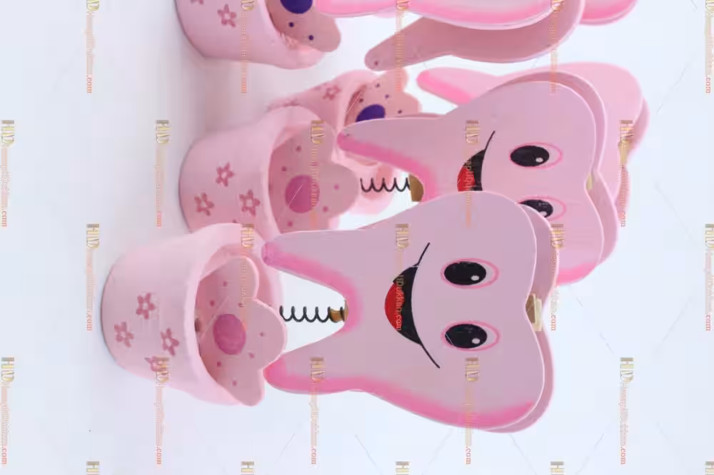 Bebek diş notluk pembe diş buğdayı şekeri için
