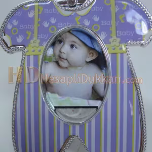 Bebek tulumu şeklinde magnet çerçeve buzdolabı süsü