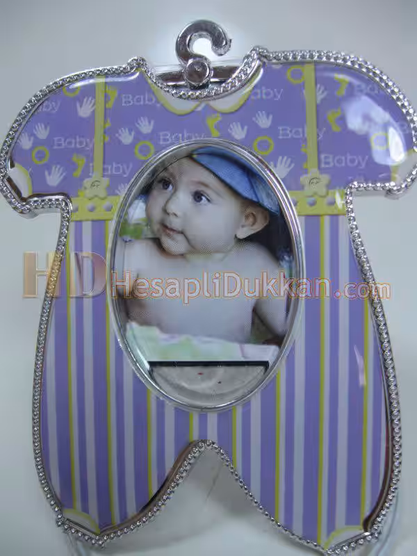 Bebek tulumu şeklinde magnet çerçeve buzdolabı süsü