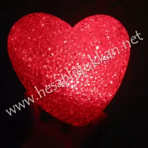 Büyük damla kalp gece lambası P806