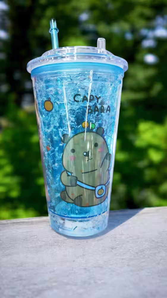 Capybara LED Fancy Mavi Bardak