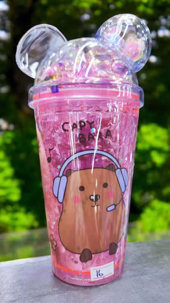 Capybara Pembe Bardak Fancy
